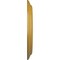 Ekena Millwork Traditional Ceiling Medallion (Fits Canopies up to 2 3/4"), Hnd-Painted Iridescent Gold, 12"OD x 1"P CM12TRIGS - alternate 2